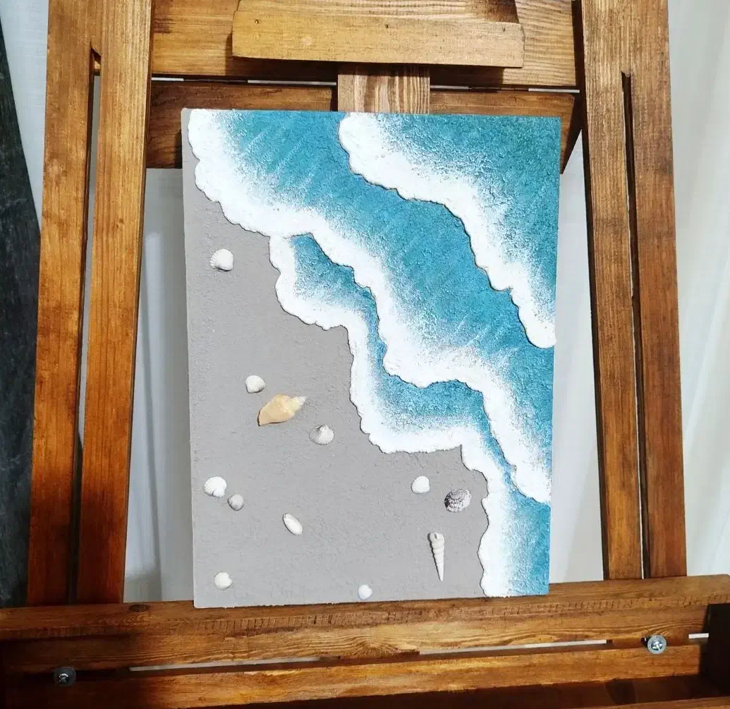 تابلو برجسته طرح دریا|تابلو، نقاشی، عکس|بومهن, |دیوار