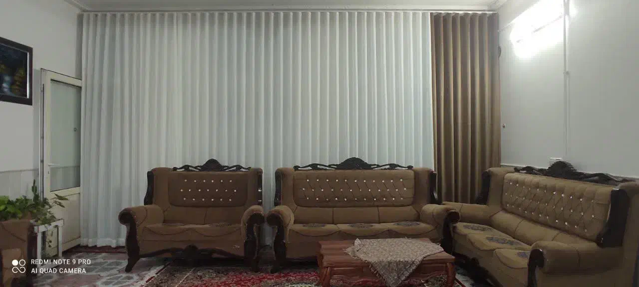 پارچه پرده مستقیم از تولیدی با دوخت ارزان|پرده، رانر، رومیزی|اردکان, |دیوار