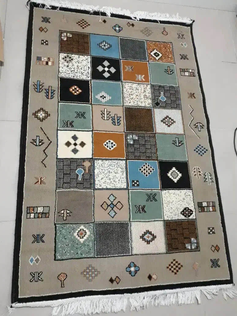 دوتخته فرش یک ونیم متری|فرش|کرمانشاه, |دیوار