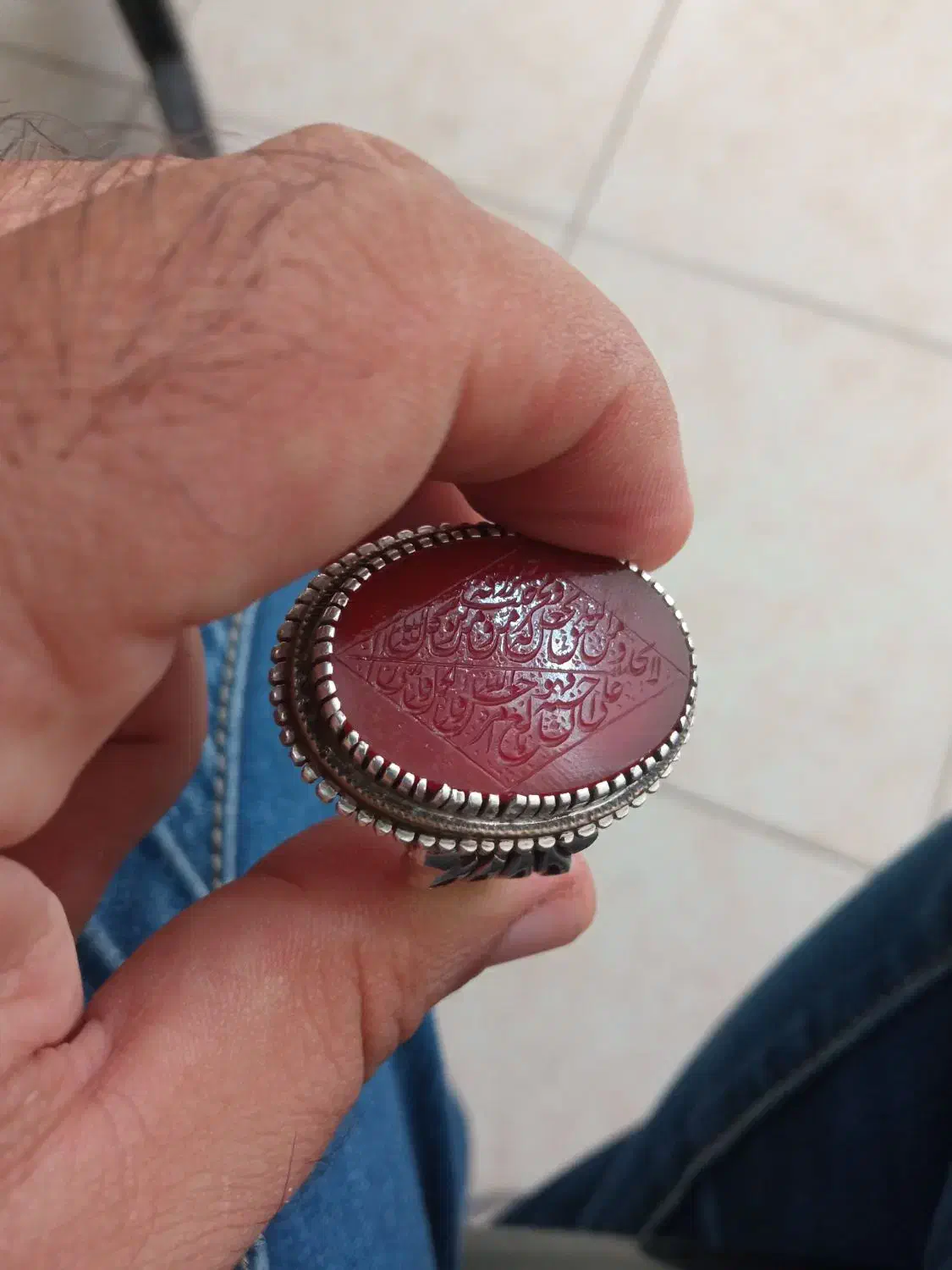 انگشتر عقیق|جواهرات|تبریز, |دیوار