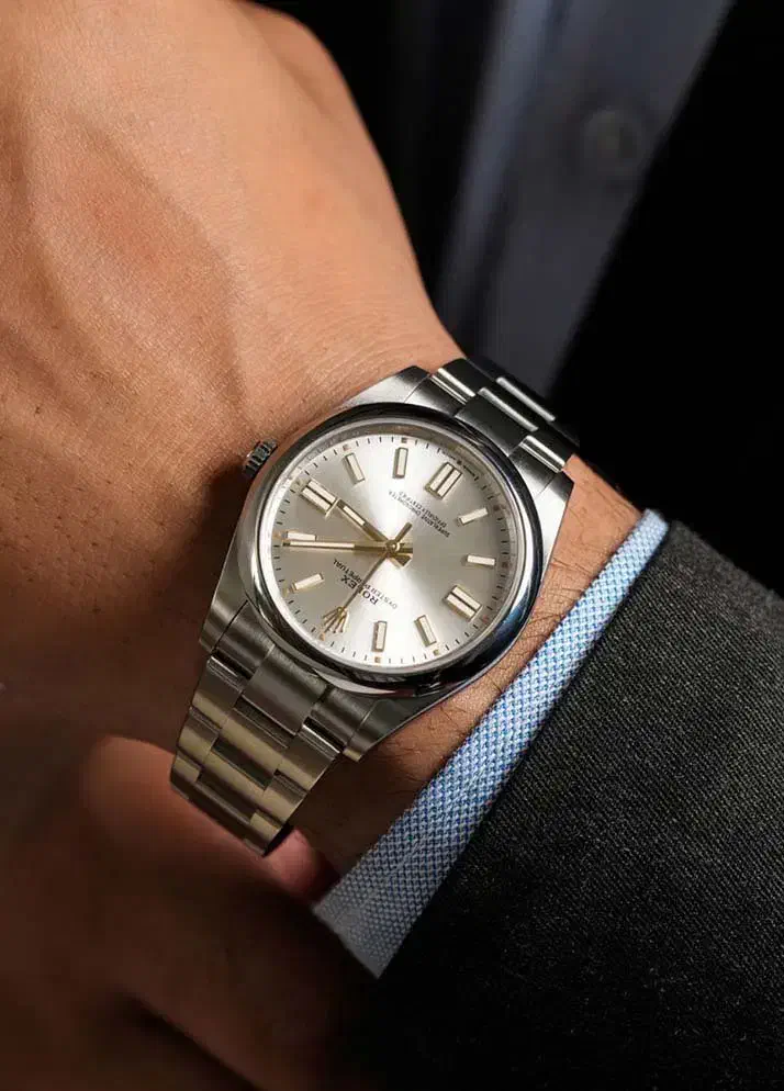 ساعت رولکس نقره ای صفحه سفید مدل Oyster|ساعت|تبریز, |دیوار