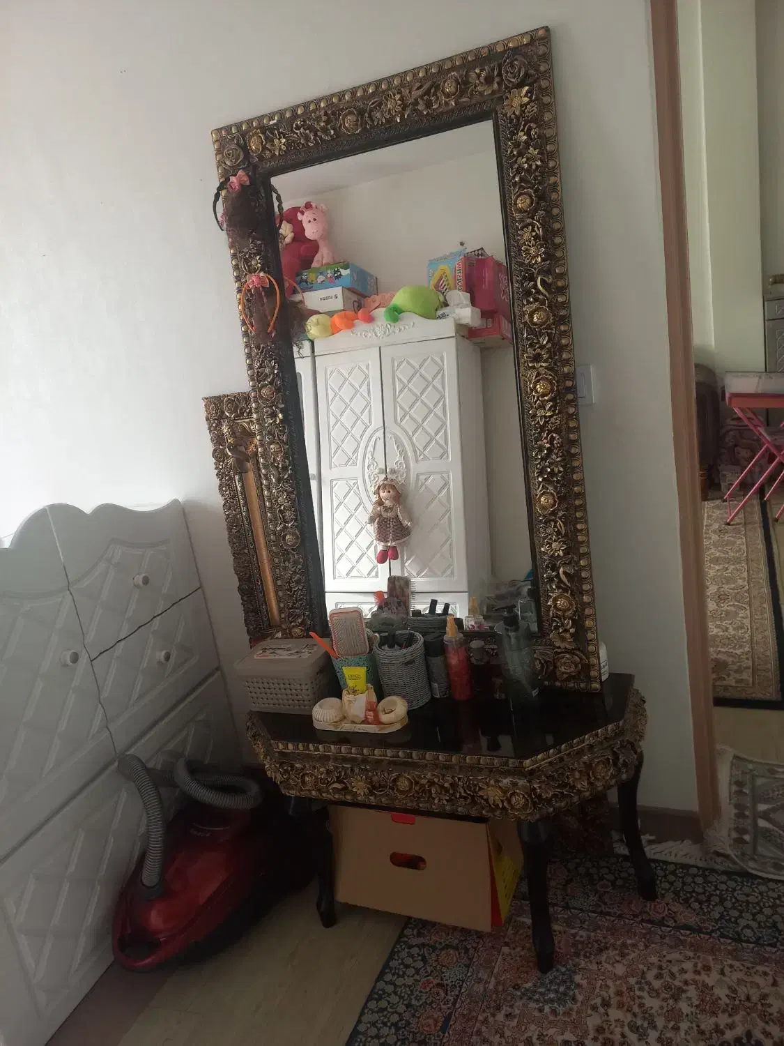 آینه و میز|بوفه، ویترین، کنسول|اسلامشهر, شهرک قائمیه|دیوار