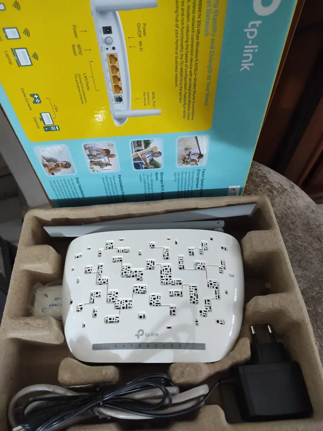 مودم روتر ADSL2+ تی پی لینک مدل TD-8961N-V4|مودم و تجهیزات شبکه|مشهد, نیروی هوایی|دیوار