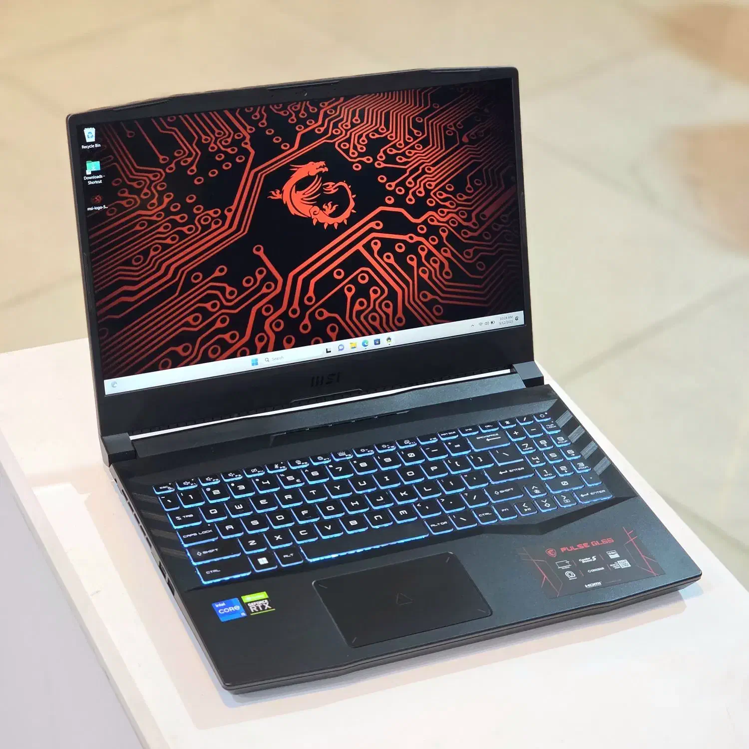 لپتاپ گیمینگ برند MSI Pulse Gl66 گرافیکRTX|رایانه همراه|شیراز, ملاصدرا|دیوار