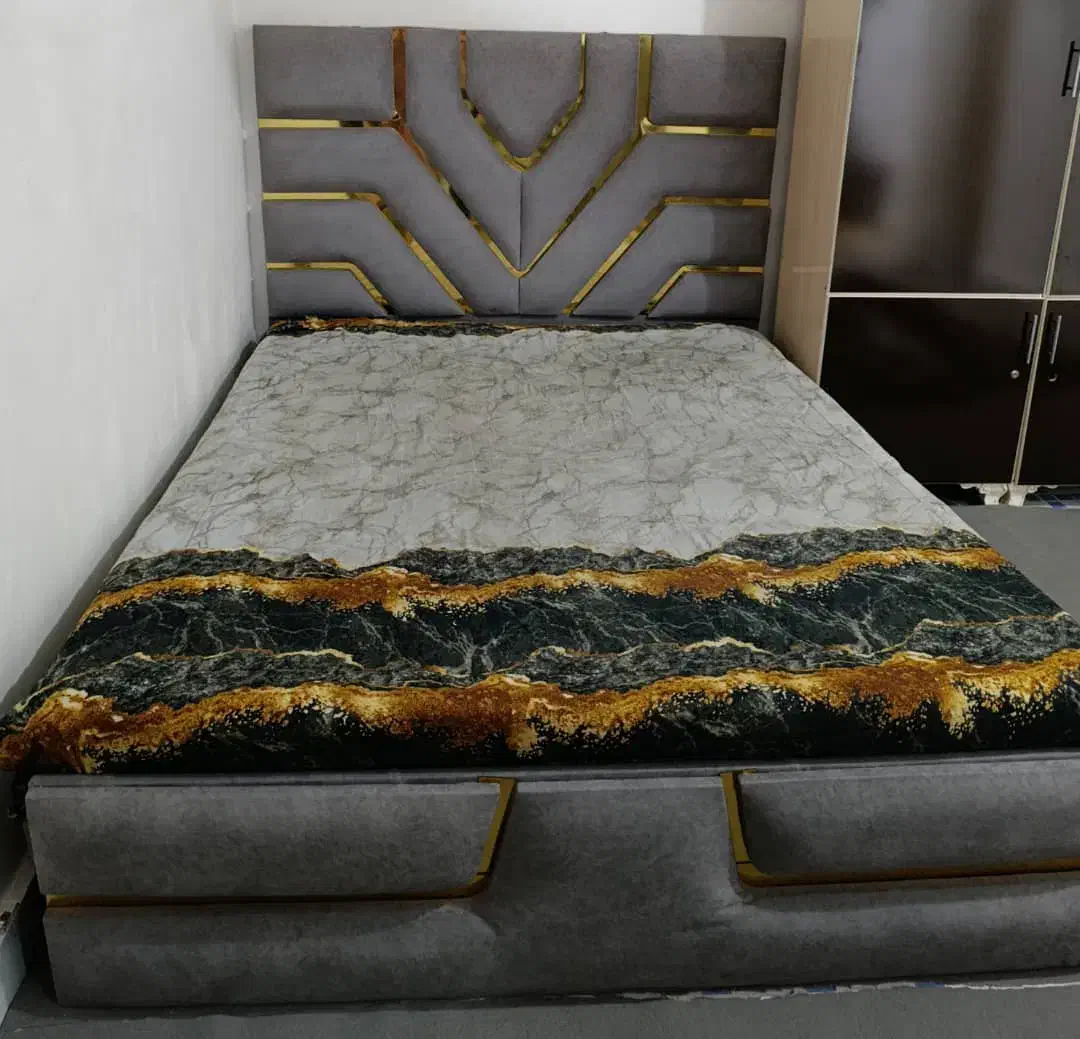 تخت دونفره درحد نو|تخت و سرویس خواب|کارون, |دیوار