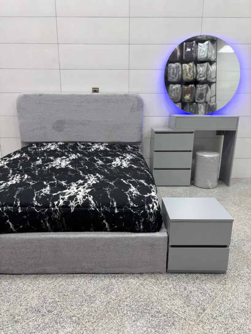 سرویس خواب مینیمال تدی لوکاس / سرای خواب آداک|تخت و سرویس خواب|یزد, |دیوار