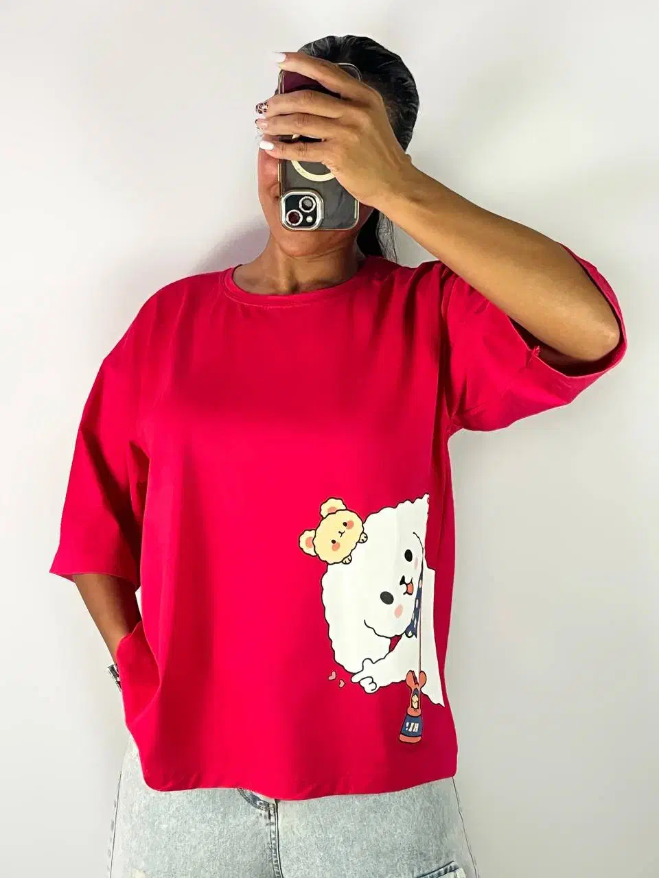 تیشرت باکسی طرحدار|لباس|ایلام, |دیوار