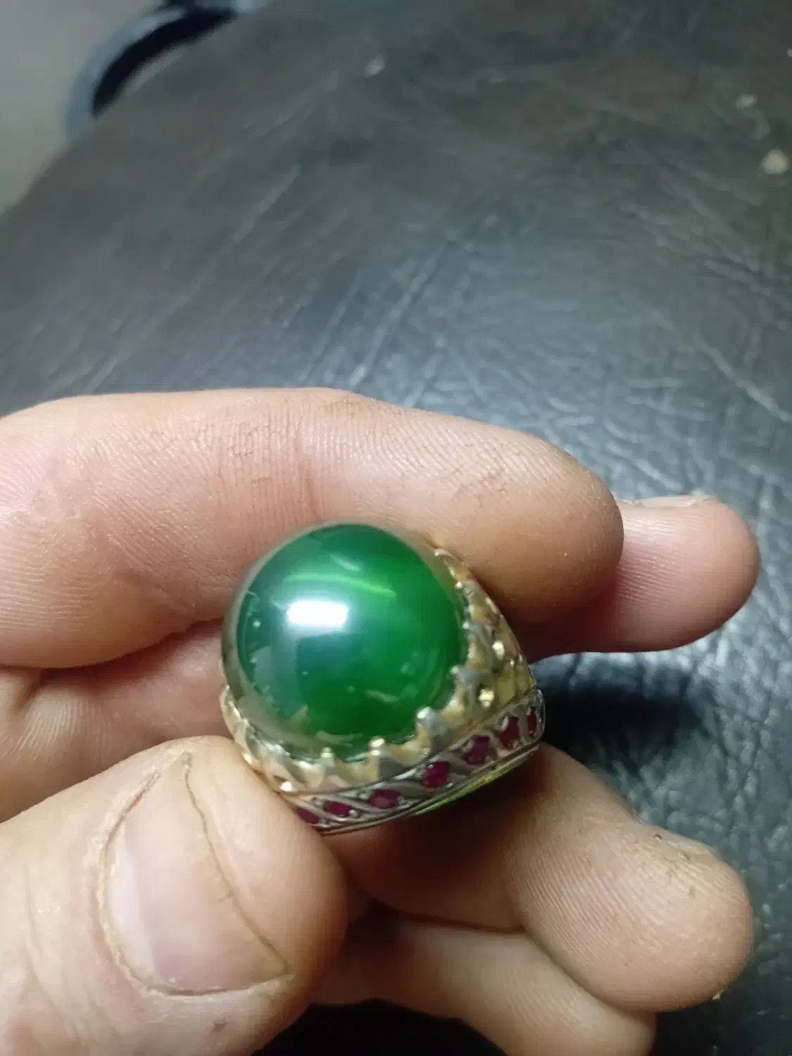 یاقوت‌استارسبزاصلی‌‌‌کمیاب‌‌کمیاب|کلکسیون اشیاء عتیقه|قم, بکایی|دیوار