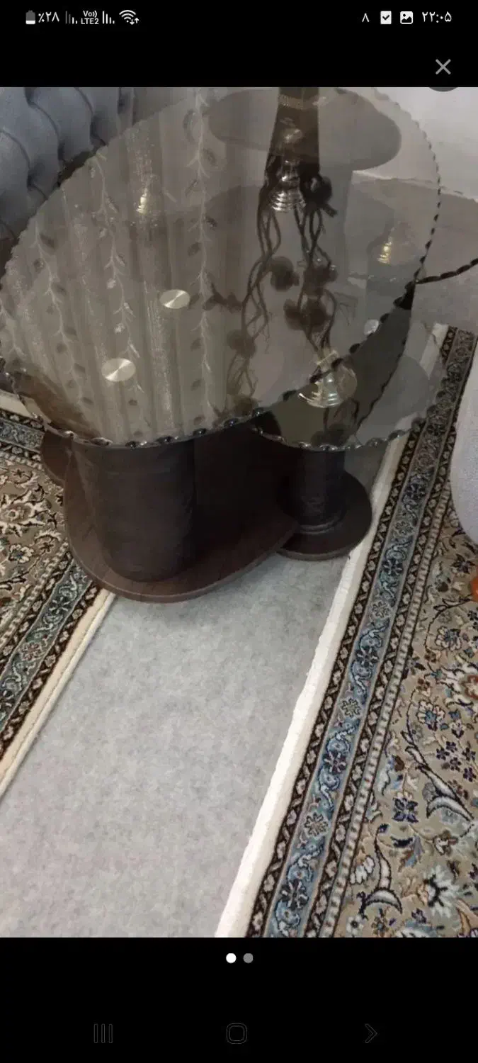 مبلمان ۷نفره به همراه جلومبلی وعسلی|مبلمان خانگی و میز عسلی|شاهرود, |دیوار