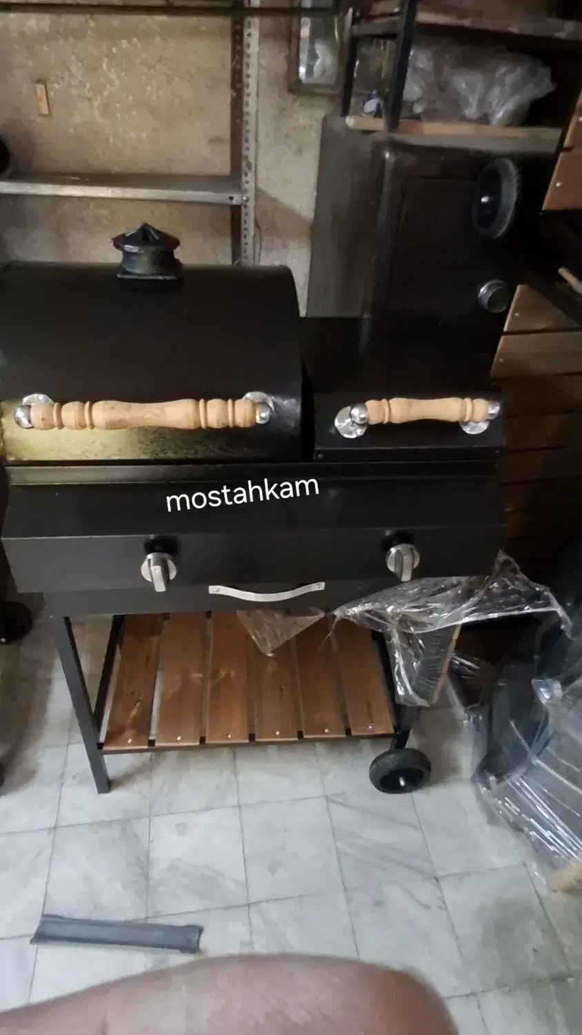 باربیکیو شعله یکدست کباپز درب گرد|اجاق گاز و لوازم برقی پختوپز|تهران, اتابک|دیوار