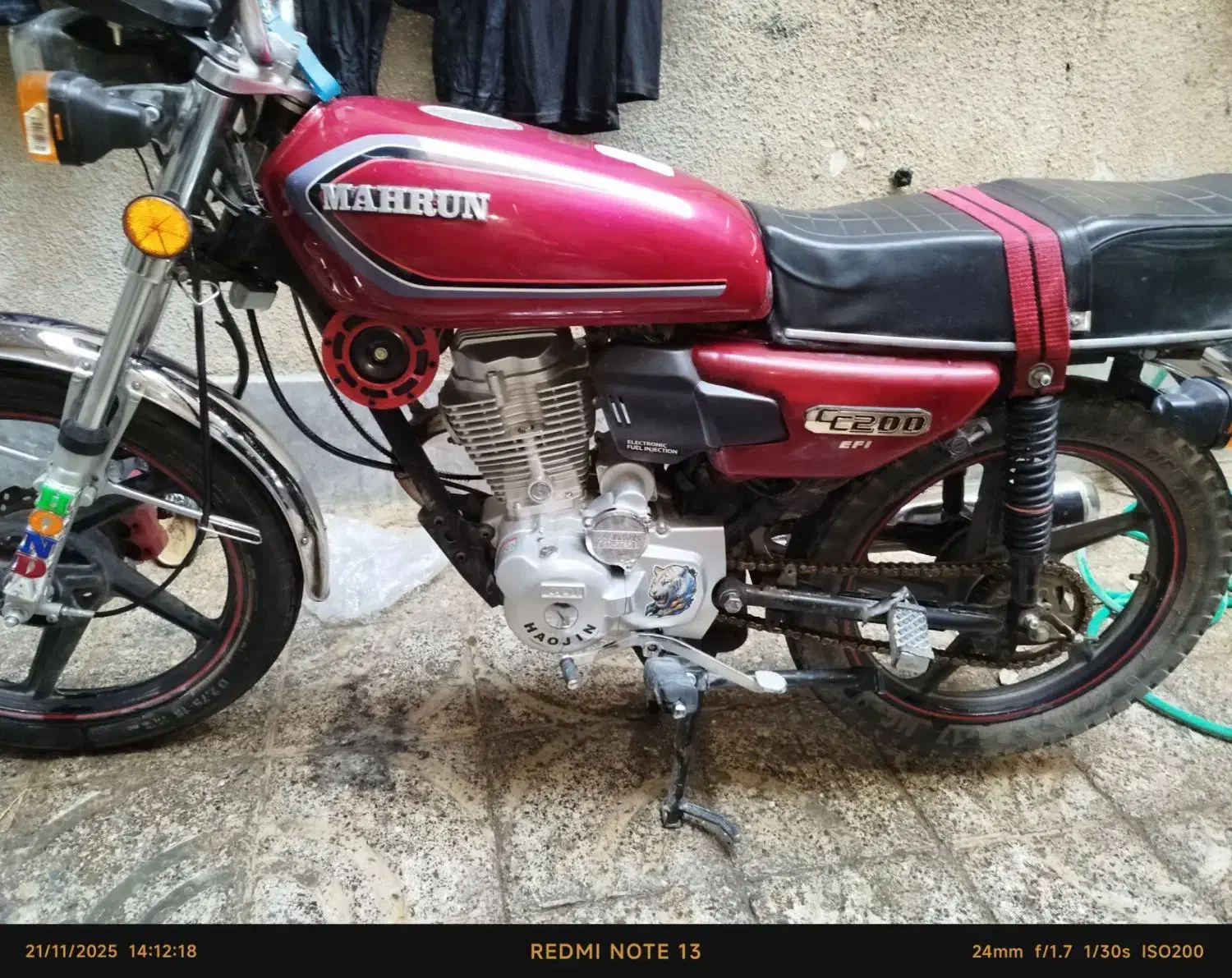 هندا۲۰۰|موتورسیکلت|اصفهان, حصه شمالی|دیوار