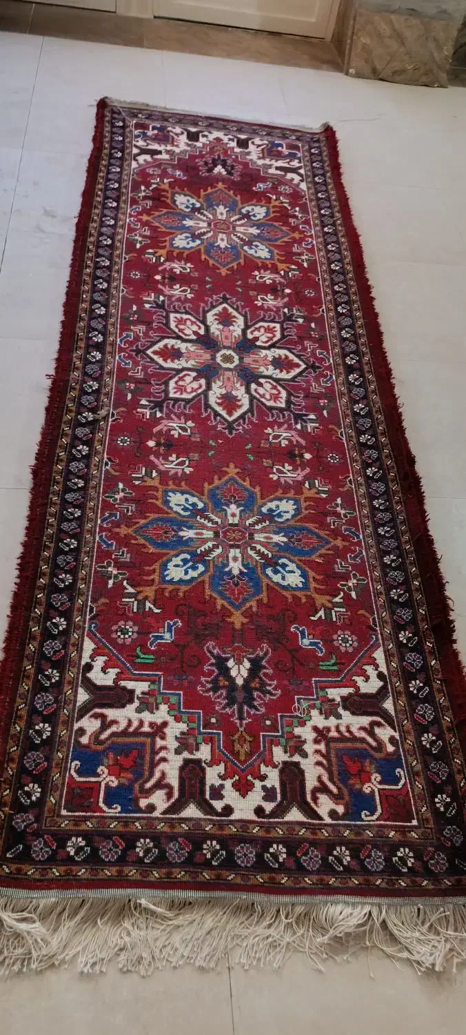 دو عددکناره دستبافت تازه از دارافتاده بدون پرداخت|فرش|تبریز, |دیوار