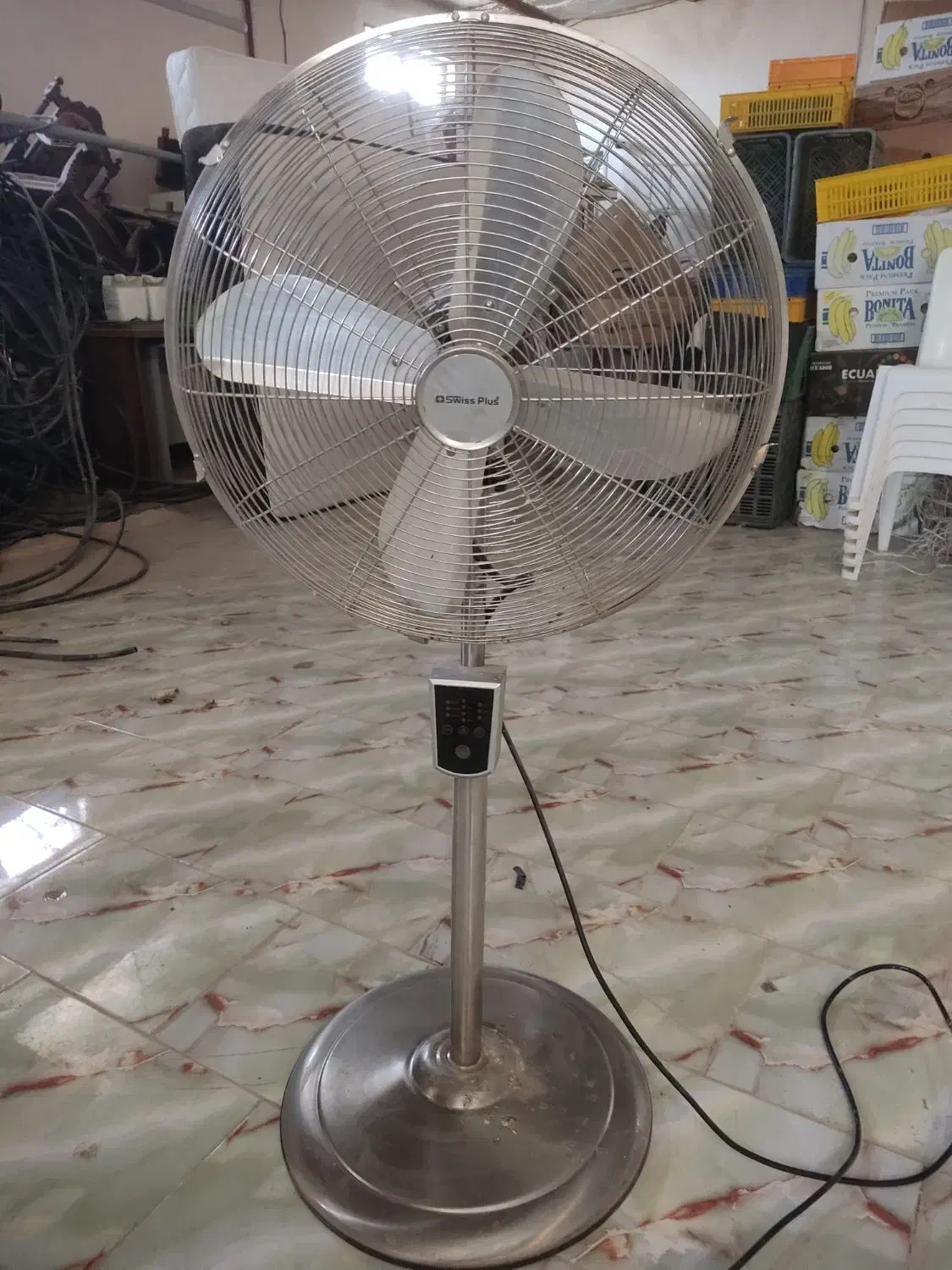 پنکه سوئیس پلاس مدل sf-1618s|پنکه و تصفیه‌کنندهٔ هوا|چناران, |دیوار