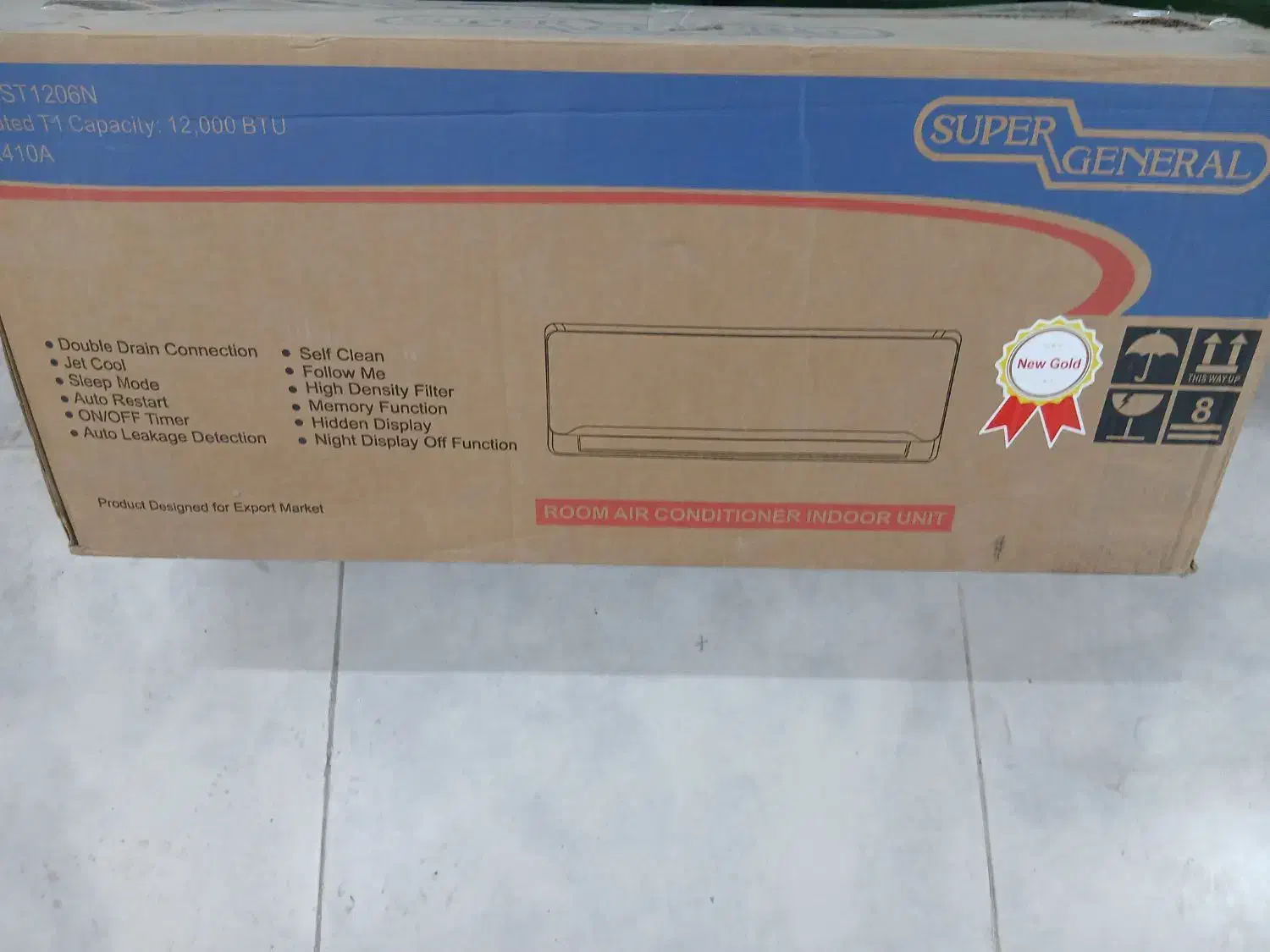 کولراسپلیت سوپرجنرال 12هزار..درحدنو5ماه کارکرد|کولر گازی و فن‌کوئل|اوز, |دیوار