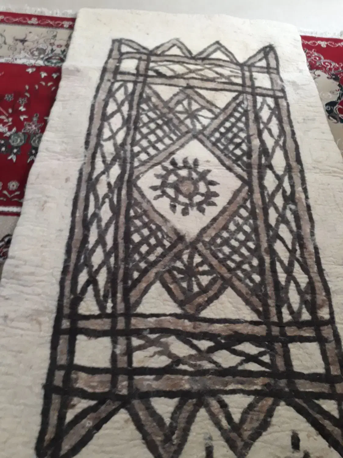 نمد|گلیم، جاجیم، گبه|ایلام, |دیوار