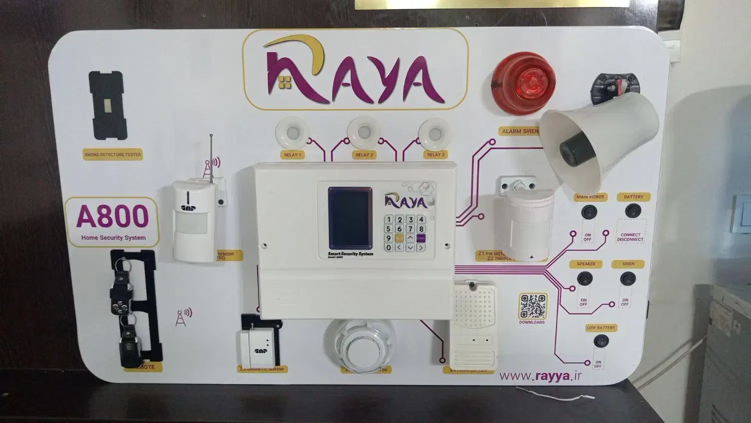 دوربین مداربسته دید درشب رنگی|دوربین مداربسته|بابل, |دیوار