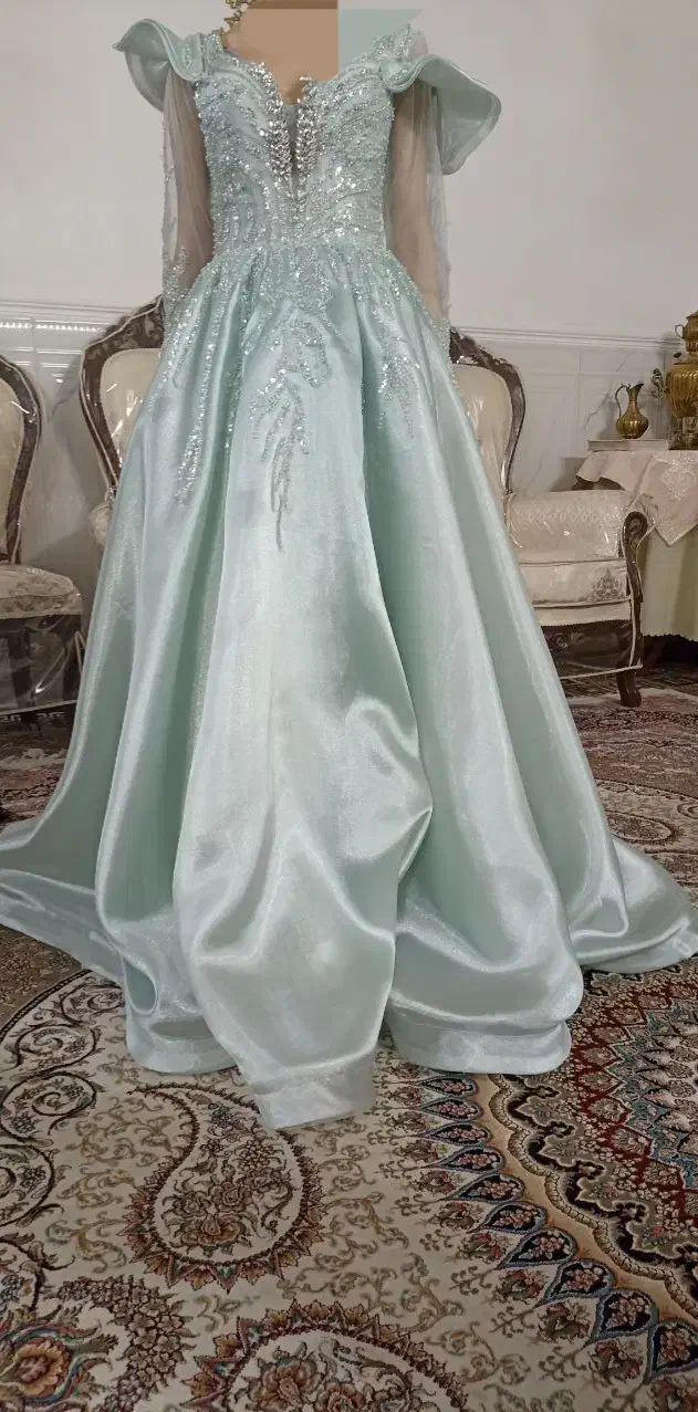 لباس مجلسی سایز ۳۶ (پوشیده نشده)|لباس|باقرشهر, |دیوار