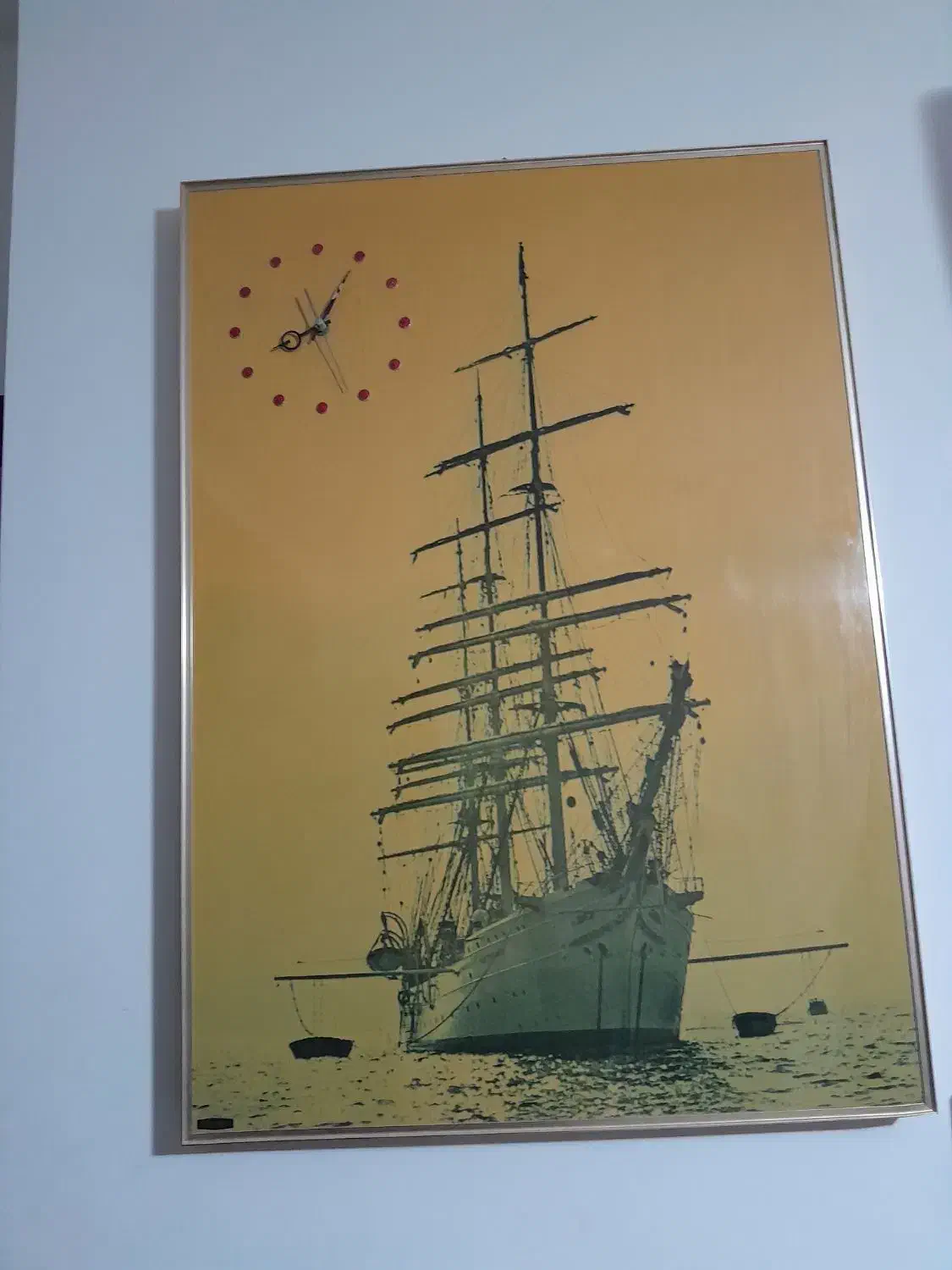 تابلو ساعت دیواری عتیقه|ساعت دیواری و تزئینی|شیراز, زرهی|دیوار