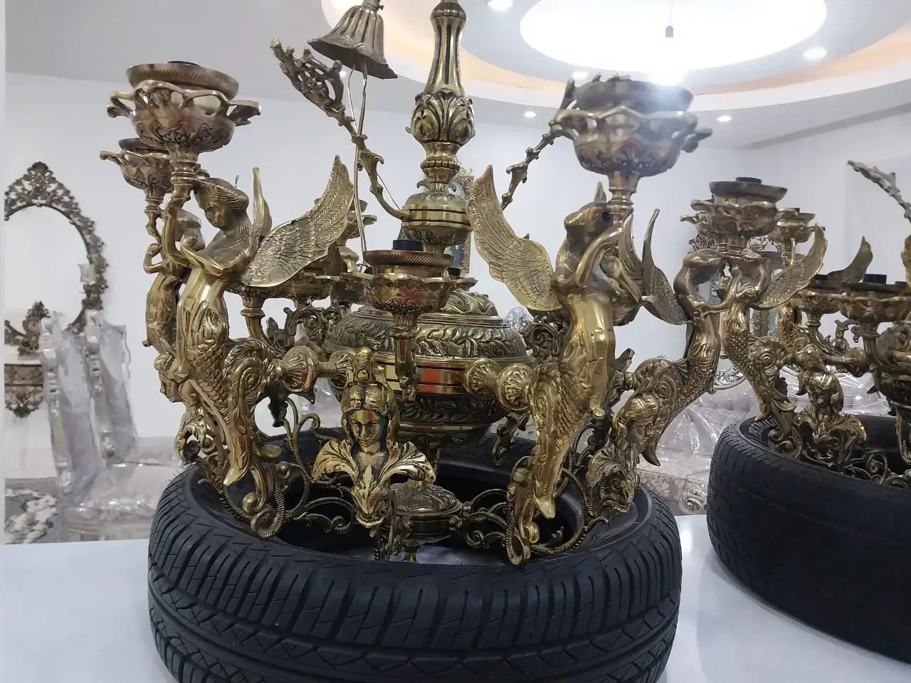 لوستر فرشته|لوستر و چراغ آویز|پاکدشت, پاکدشت (مامازند)|دیوار