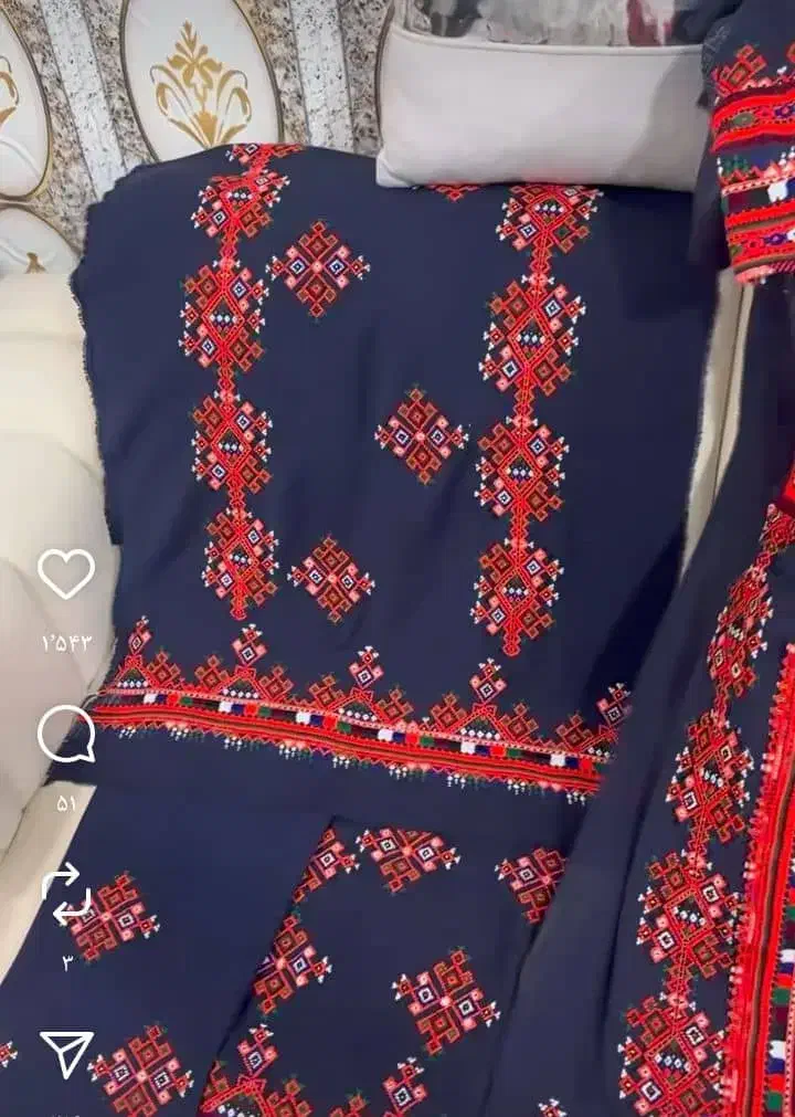 لباس بلوچی|لباس|سراوان, |دیوار