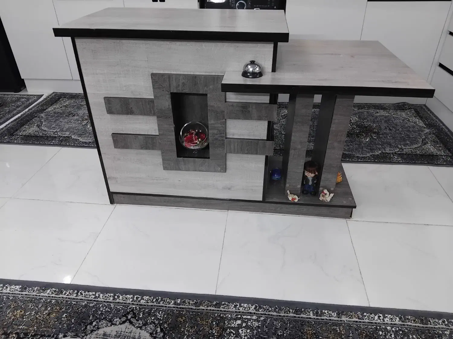 جزیره کابینت دار|میز و صندلی غذاخوری|قائم‌شهر, |دیوار