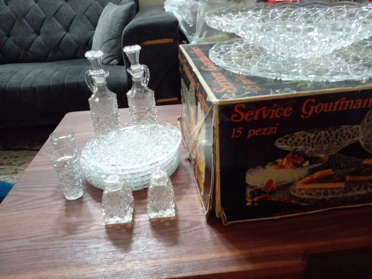 ظروف کریستال|ظروف سرو و پذیرایی|محمدیه-قزوین, |دیوار