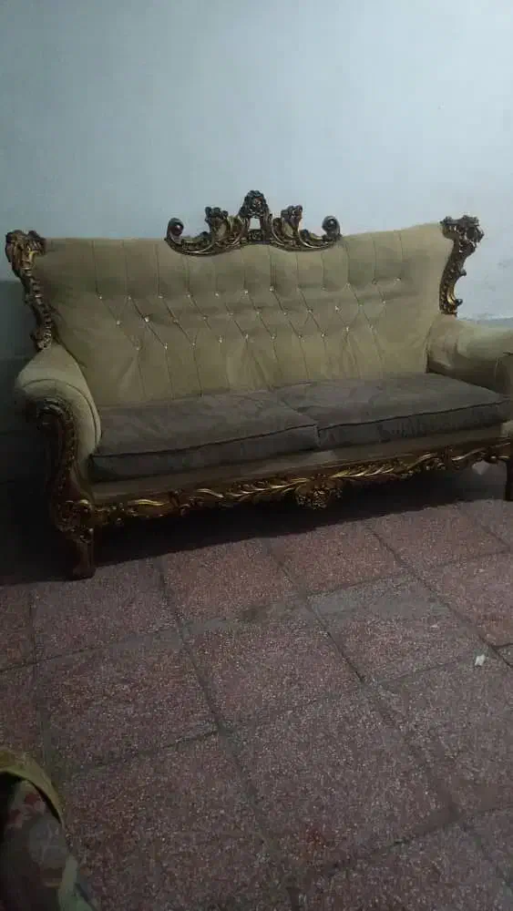 مبل هفت نفره سلطنتی چوب ها سالم|مبلمان خانگی و میز عسلی|محمودآباد, |دیوار