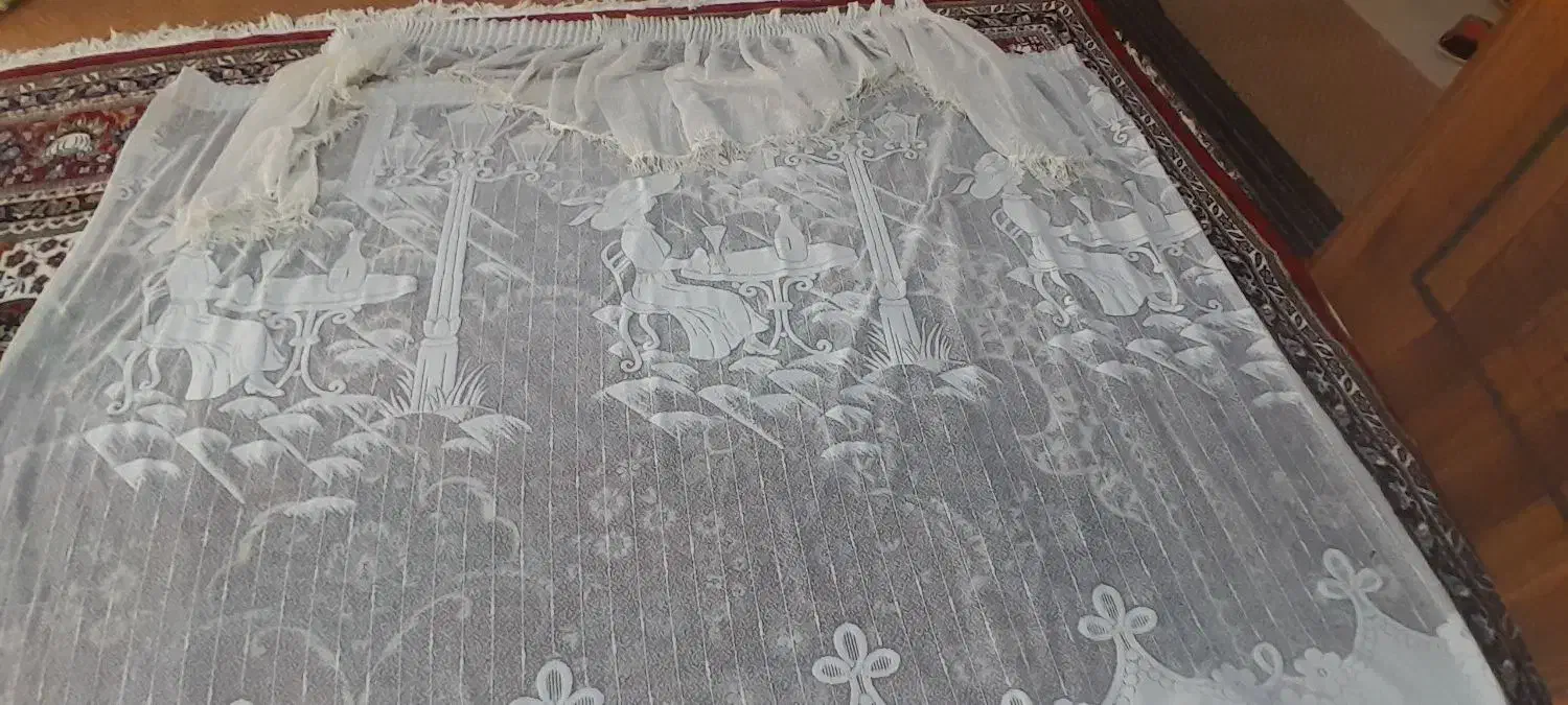 پرده سفید|پرده، رانر، رومیزی|بروجرد, |دیوار