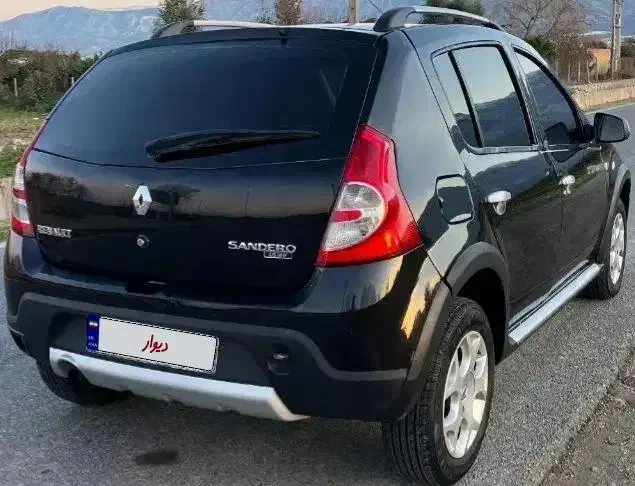 ساندرو استپ وی مشکی|خودرو سواری و وانت|گرگان, |دیوار