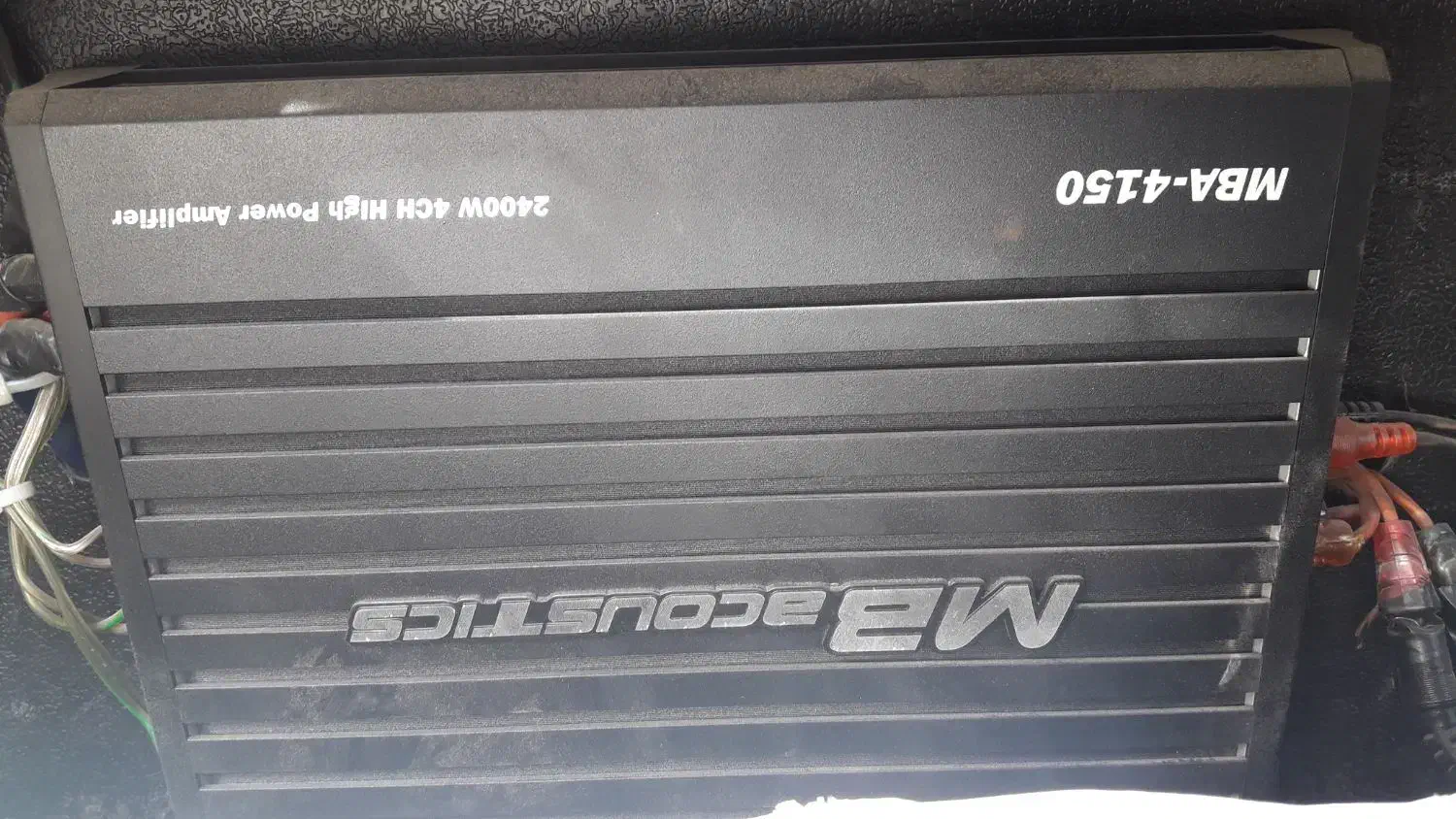 آمپ ام بی آکوستیک ۴۱۵۰ و ساب متال هزار وات ۱۲اینچ|سیستم صوتی خانگی|بیرجند, |دیوار