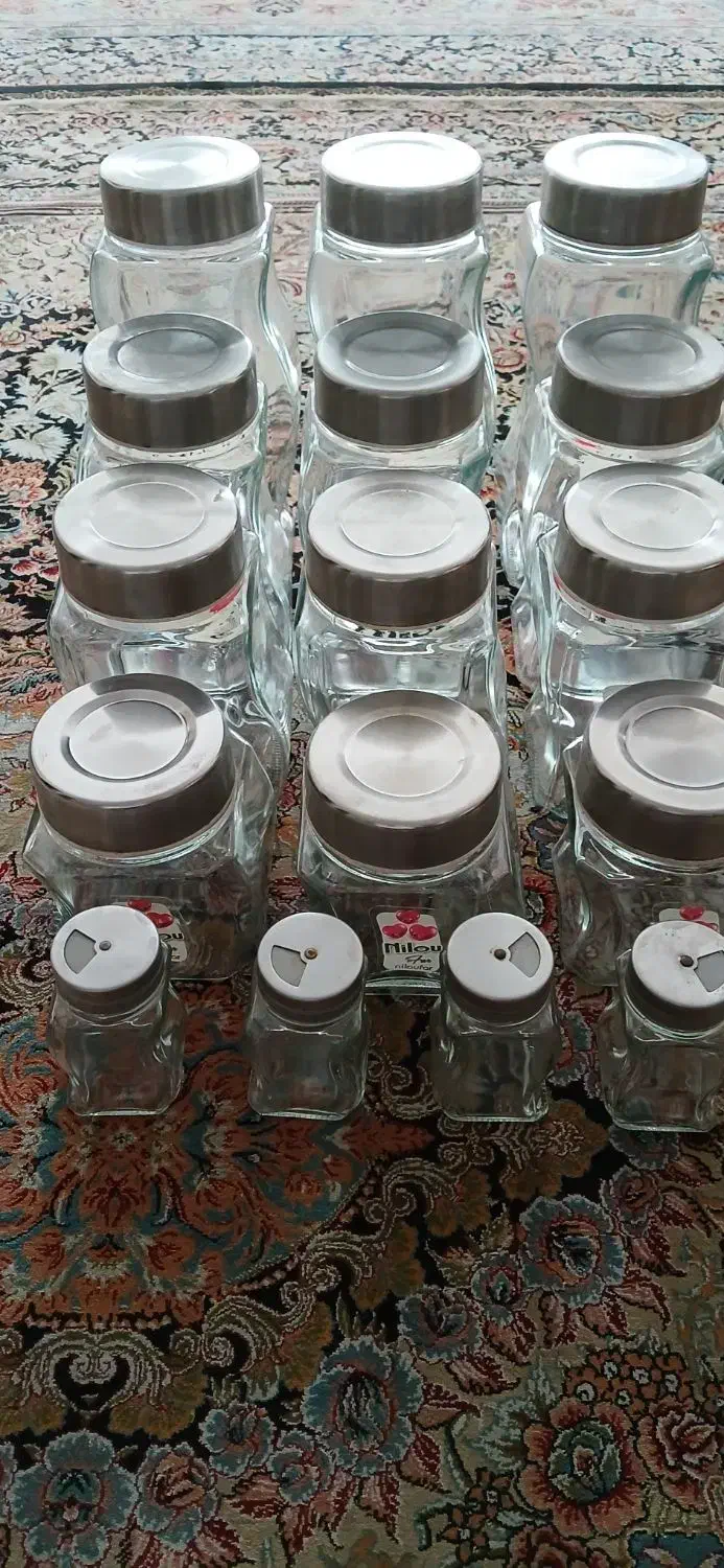 بانکه طرح موج با درب دوجداره در ۵ سایز و ۱۶ پارچه|ظروف نگهدارنده، پلاستیکی، یک‌بارمصرف|کرج, گلشهر|دیوار