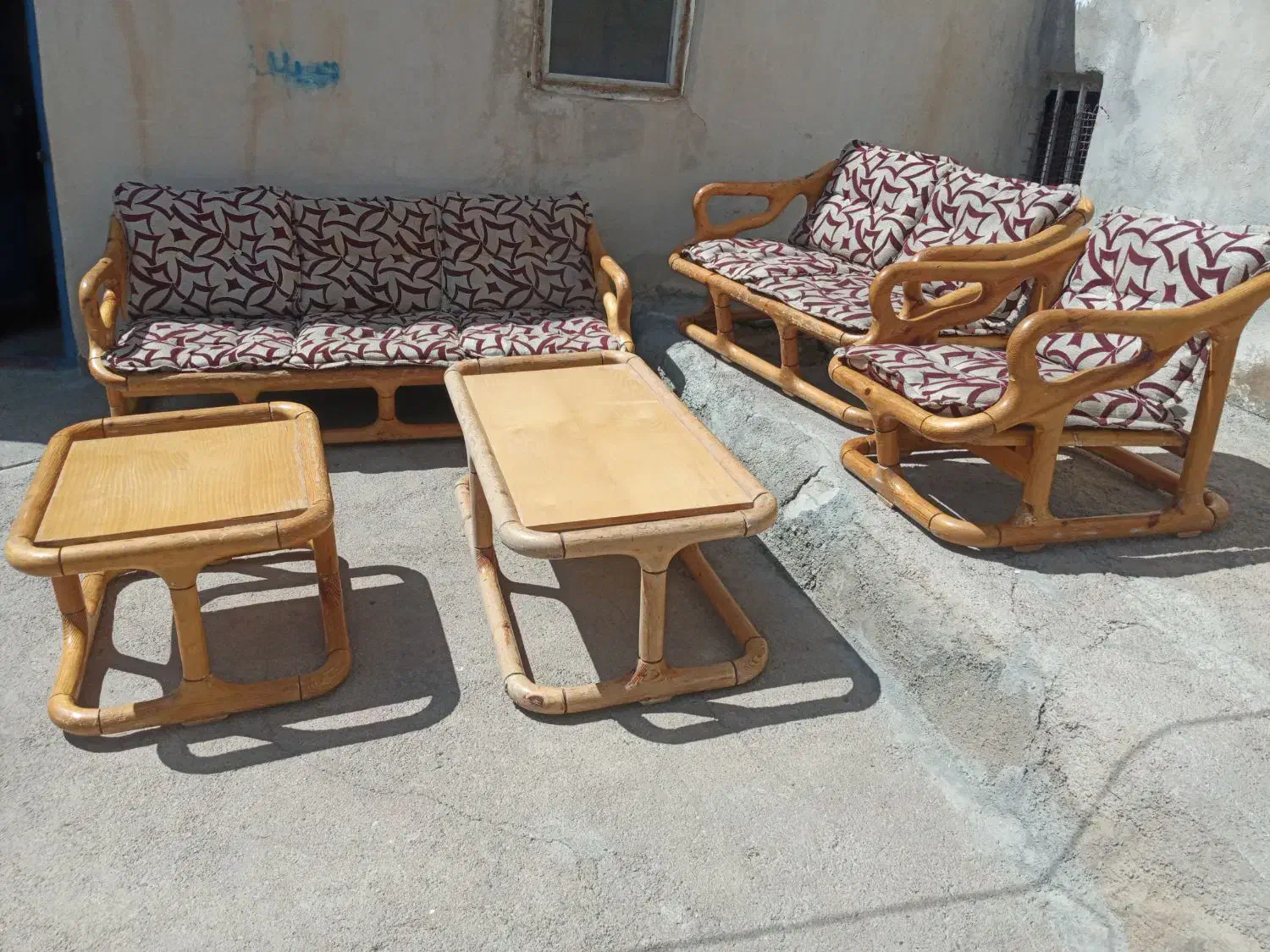 مبل ۶ نفره با دو تا عسلی|مبلمان خانگی و میز عسلی|نورآباد, |دیوار