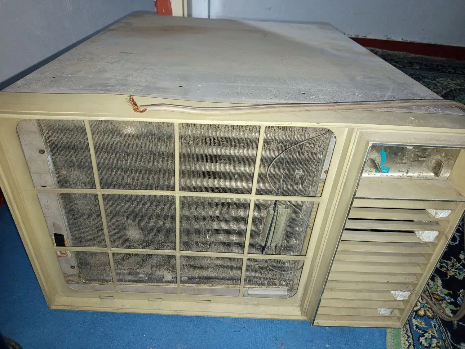 کولر گازی 24هزارامریکای اصل فابریک موتور بزرگ|کولر گازی و فنکوئل|باغ ملک, |دیوار