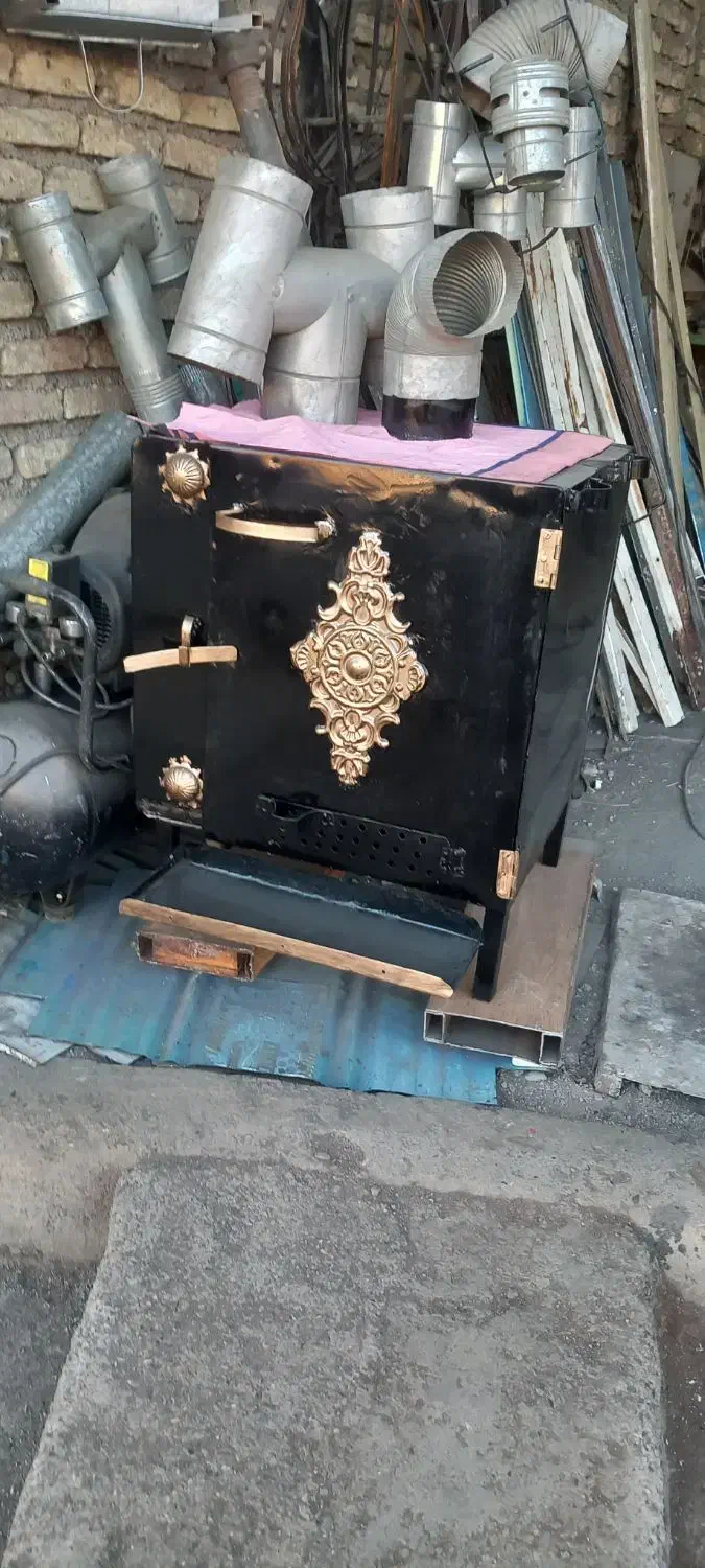 بخاری هیزومی با ورق یک نیم|بخاری، هیتر، شومینه|علی‌آباد کتول, |دیوار