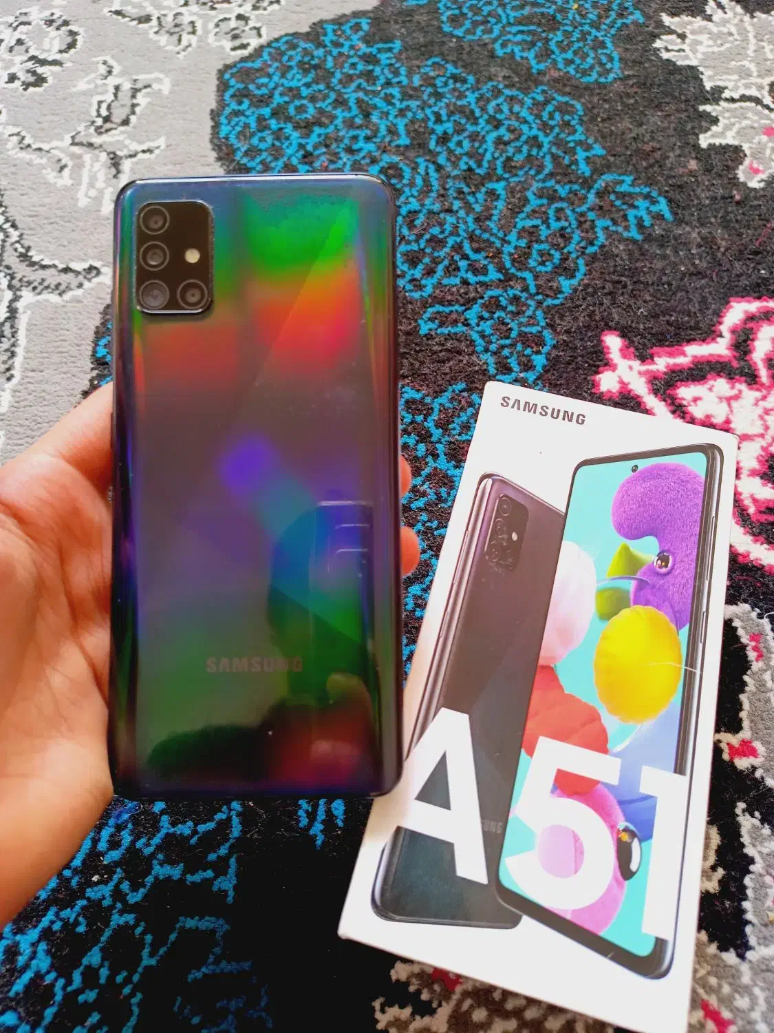 گوشی a51 معامله هم میشه با گوشی سر هم میدم|موبایل|چناران, |دیوار