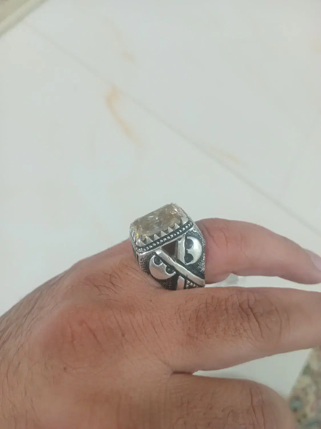 انگشتر وزنجیر کرال نقره|جواهرات|نیشابور, شهرک اندیشه|دیوار