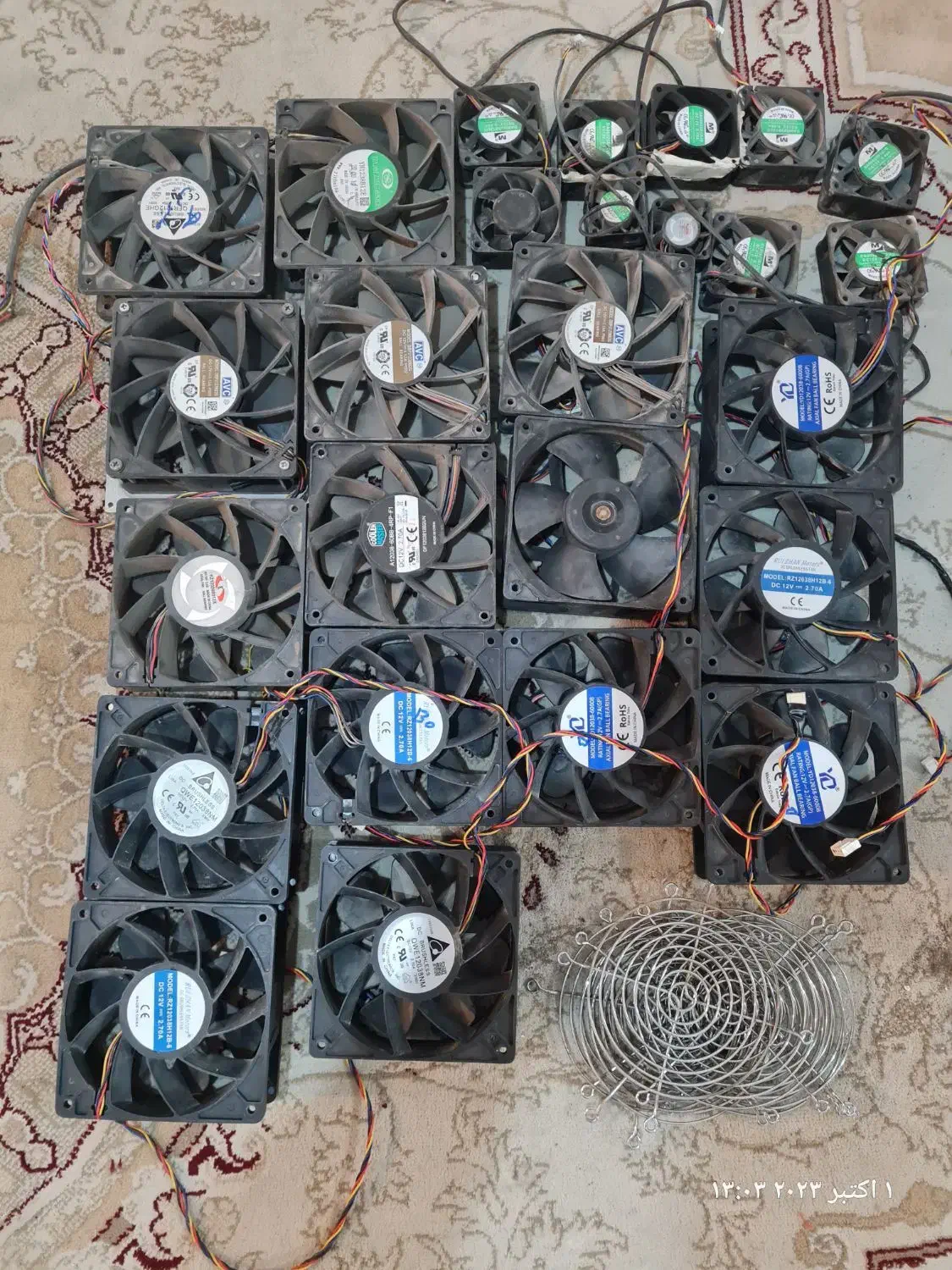 فن حلزونی دمنده باد پرقدرت.فن ماینر.ماینر|پنکه و تصفیه‌کنندهٔ هوا|ارومیه, |دیوار