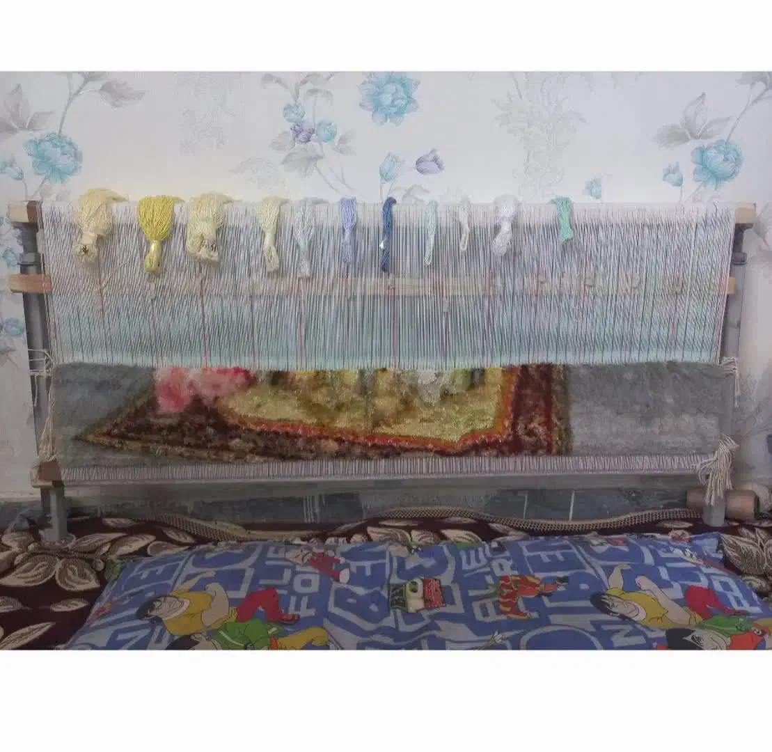 دار قالی شریف اباد|تابلو فرش|گرمسار, |دیوار