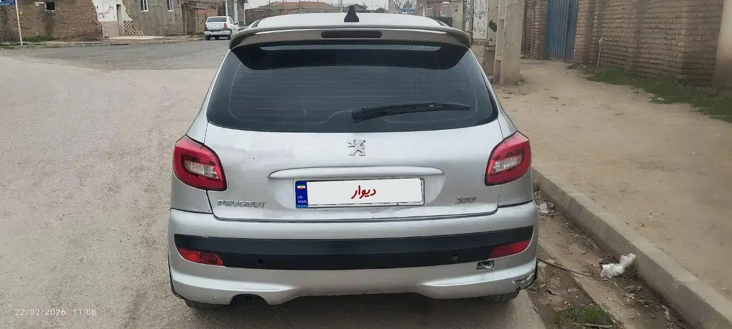 206 84|خودرو سواری و وانت|آق قلا, |دیوار