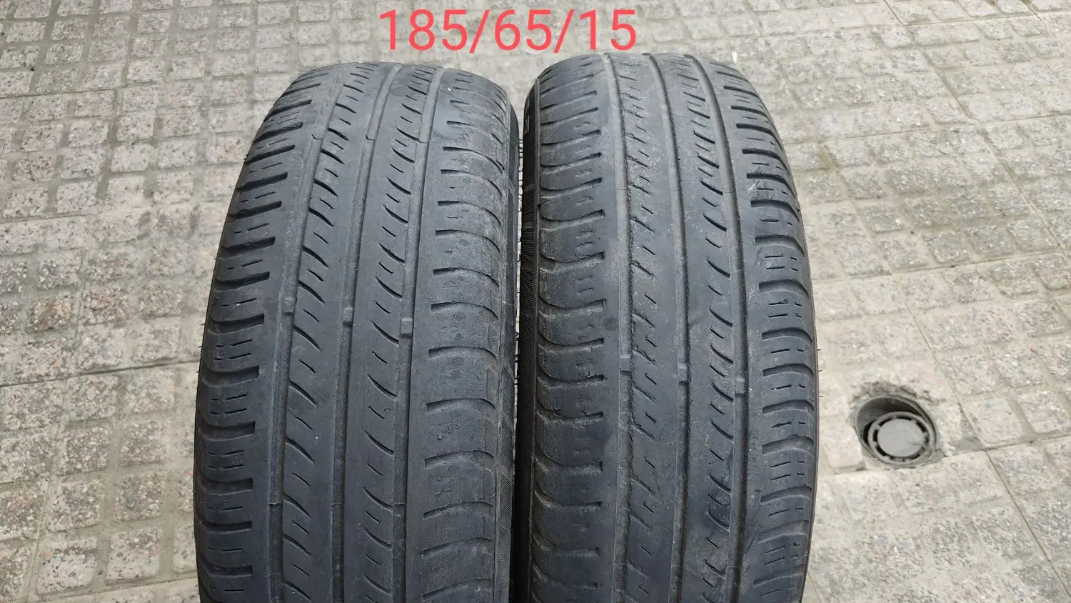لاستیک 185/65/15 و 185/65/14 کار کرده|قطعات یدکی و لوازم جانبی|رشت, یخسازی|دیوار