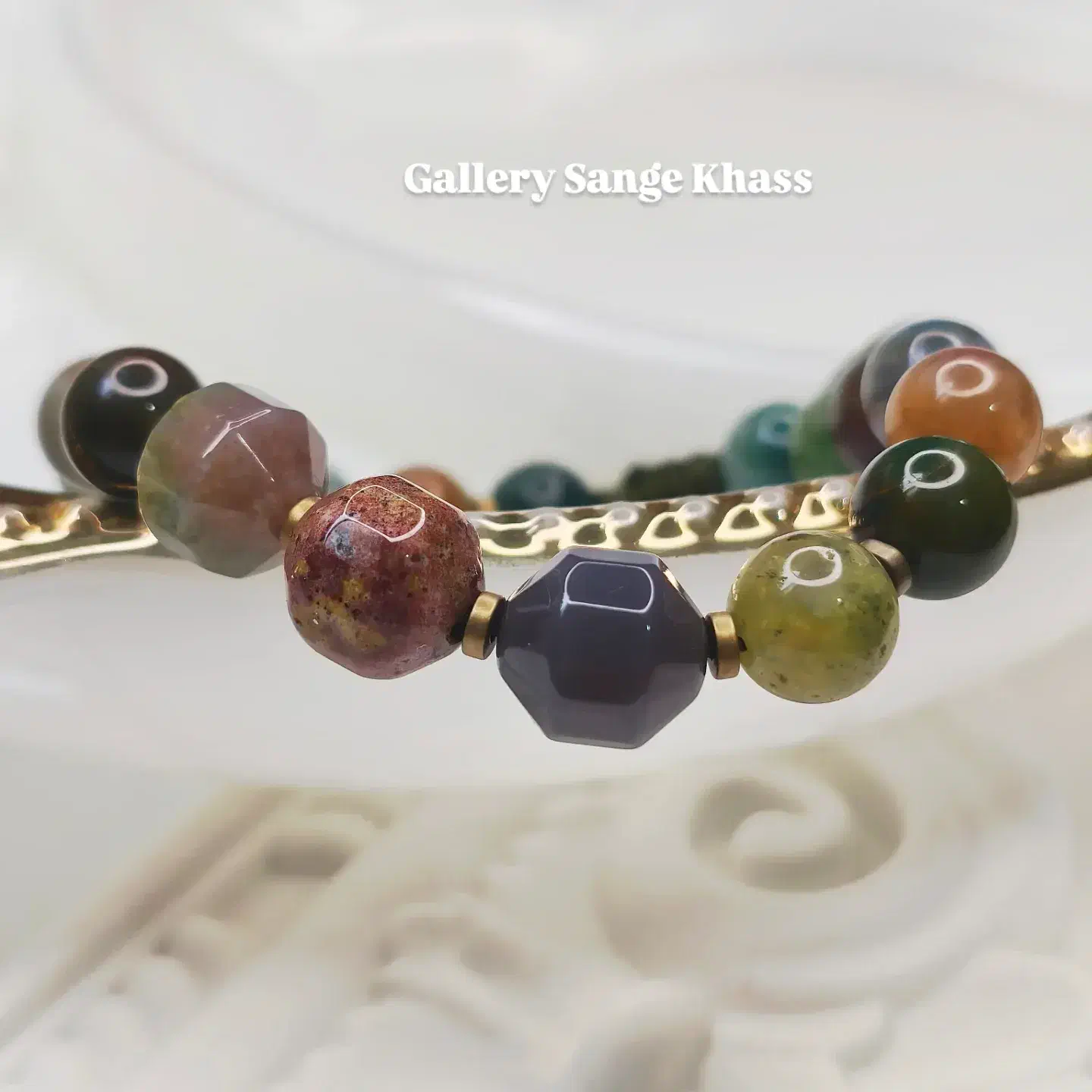 دستبند سنگ عقیق خزه ای|جواهرات|تهران, گلستان (شهرک راه آهن)|دیوار