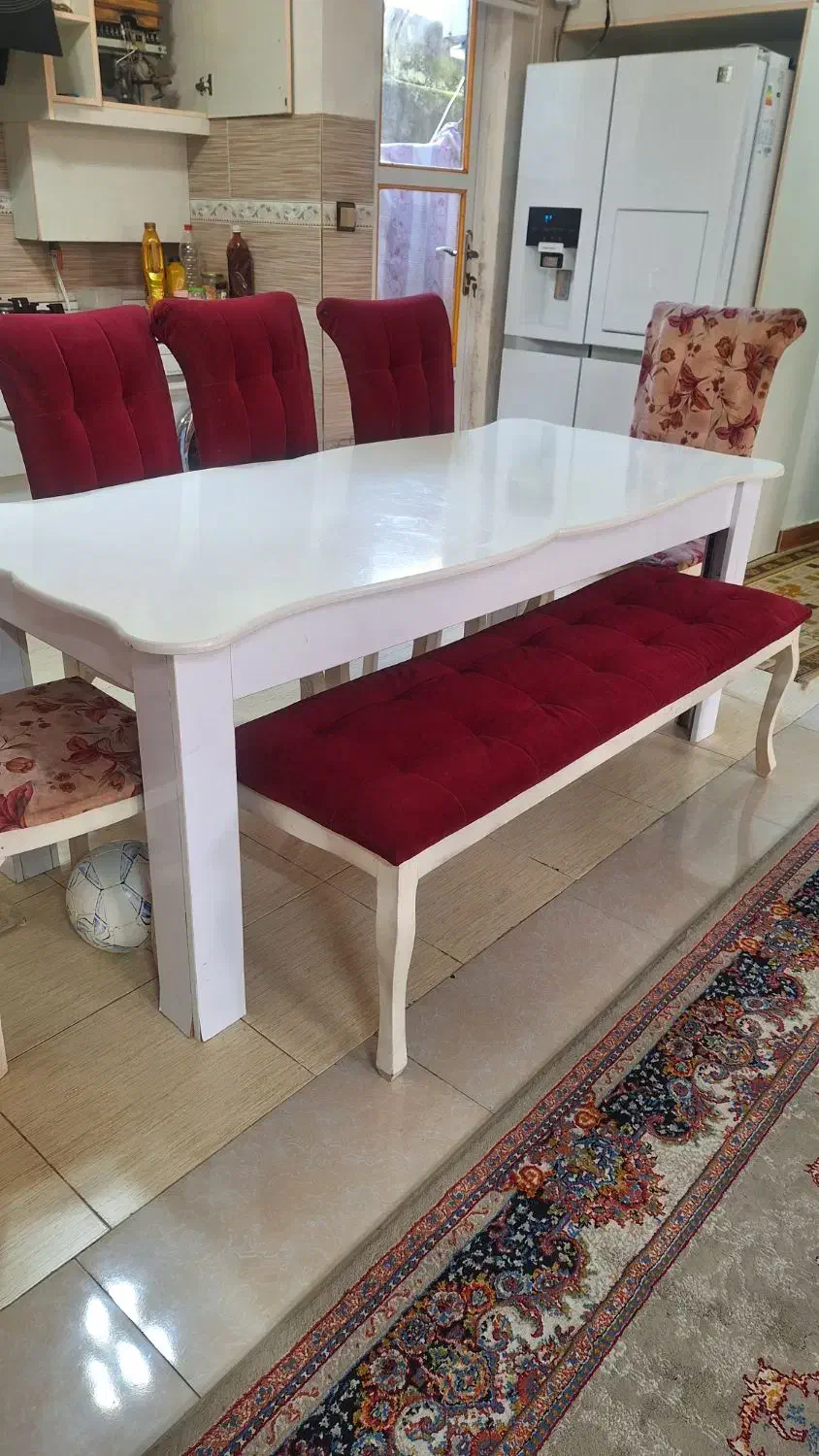 میز ناهارخوری خوردی ضد اب ۸ نفره|میز و صندلی غذاخوری|رشت, ولکس|دیوار