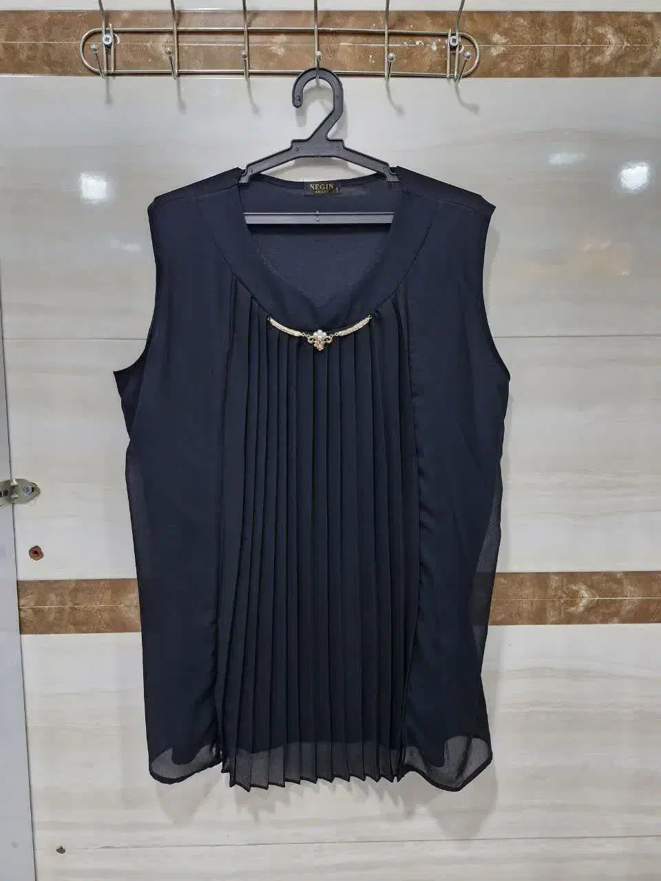 تاپ زیرکتی مجلسی زیر مانتویی کتی حریر الیزه ویسکوز|لباس|کاشان, رجایی|دیوار