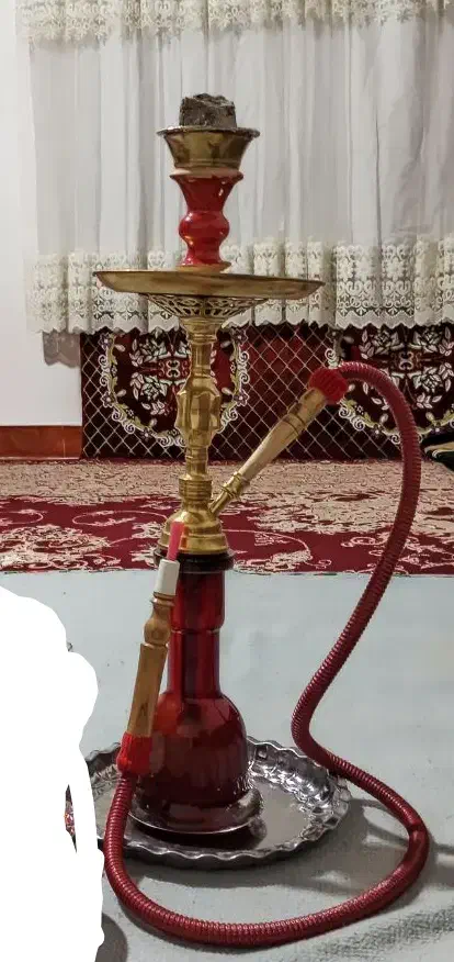 قلیان برنجی در حد نو|کلکسیون و سرگرمی|سقز, |دیوار