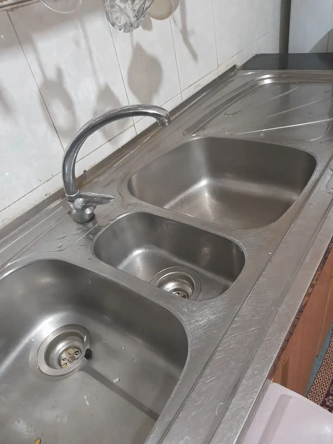 کابینت آشپزخانه با سینک ظرفشویی و هود|هود|زابل, |دیوار