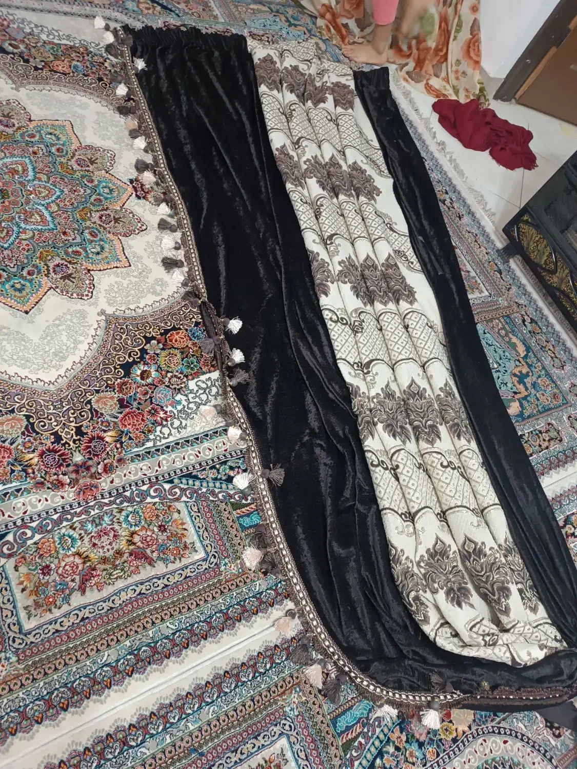 والان پرده مخمل نو|پرده، رانر، رومیزی|قرچک, میرزائی جنوبی|دیوار