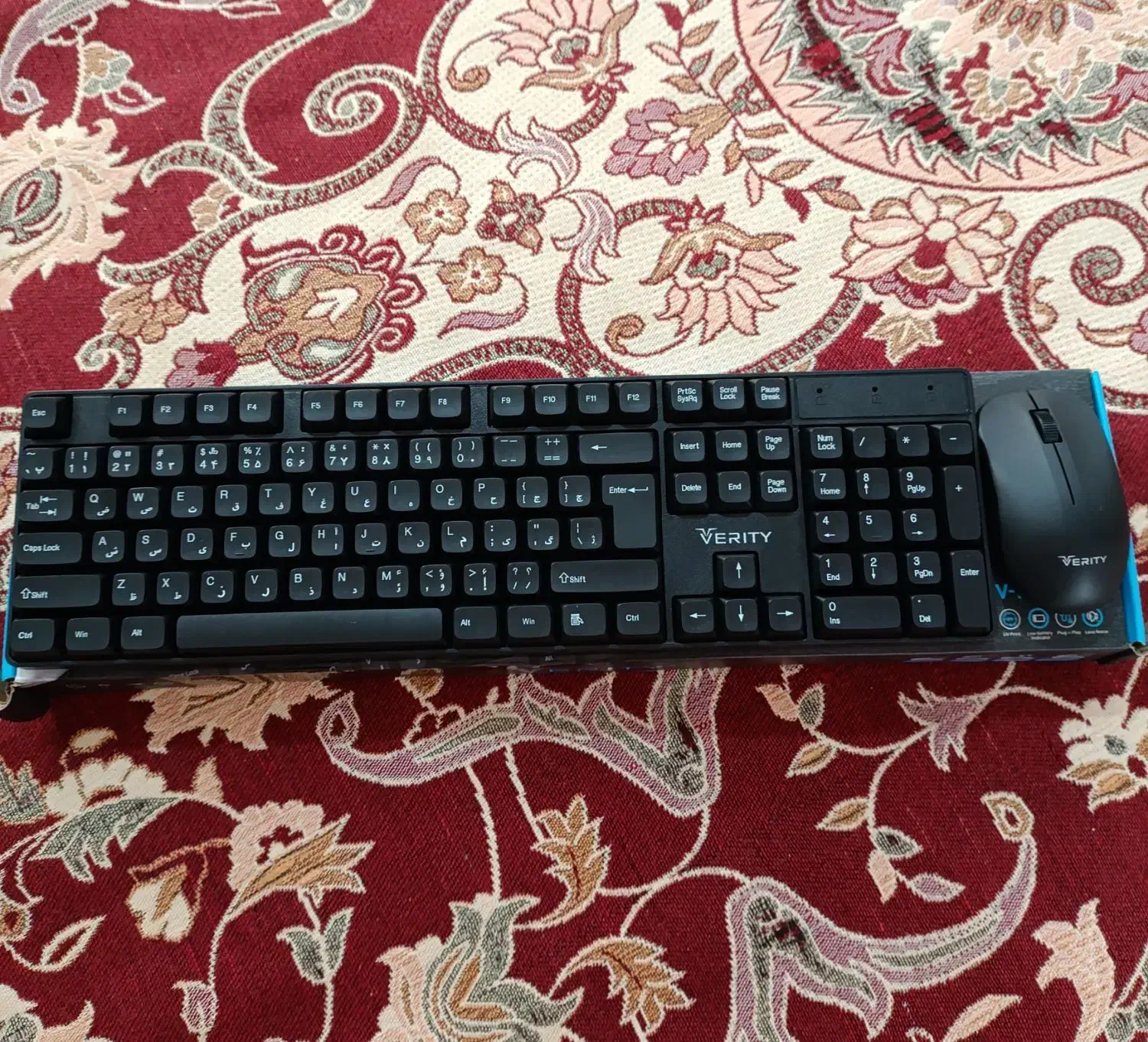 کیبورد و ماوس بی سیم مدل V-KB6141w|قطعات و لوازم جانبی رایانه|تبریز, |دیوار