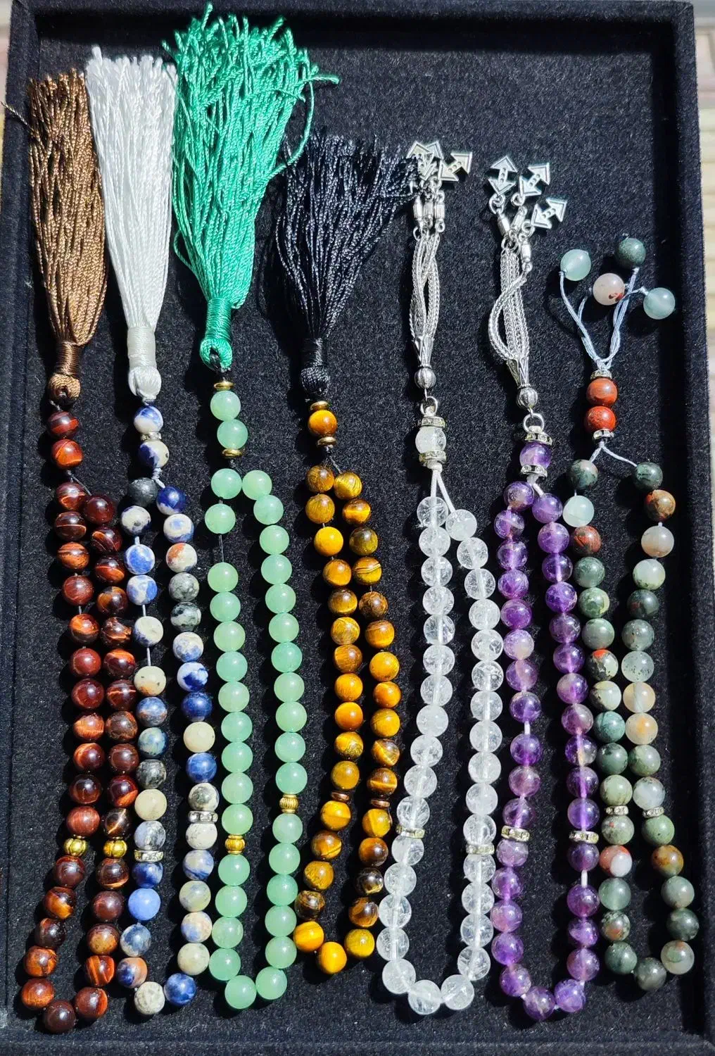 فروش انواع تسبیح سنگ اصل|زیورآلات و اکسسوری|دهلران, |دیوار