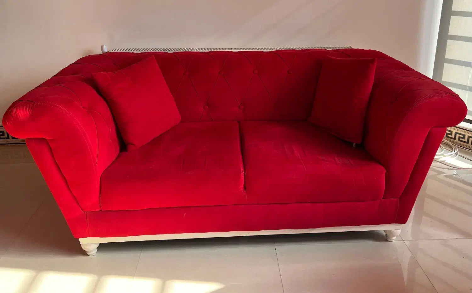 دو عدد مبل کاناپه دونفره|مبلمان خانگی و میز عسلی|سلمان‌شهر, |دیوار