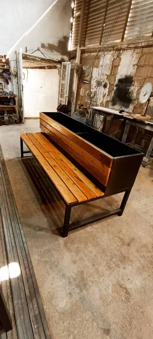 متال وود chair|میز و صندلی غذاخوری|شیراز, دوکوهک|دیوار